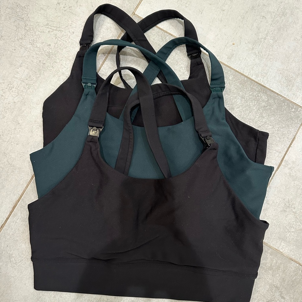 Set of 3 Nursing Sports Bras